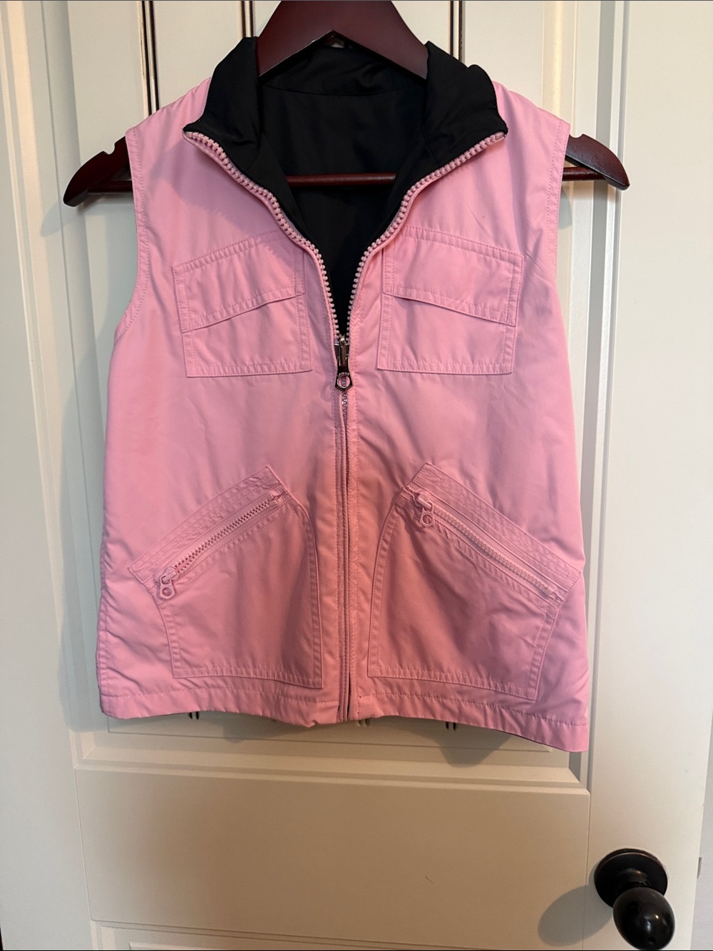 Ralph Lauren Pink Zip-Front Vest Jacket Size SP Excellenylt Condition